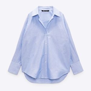 Zara Women’s Oversized Oxford Shirt